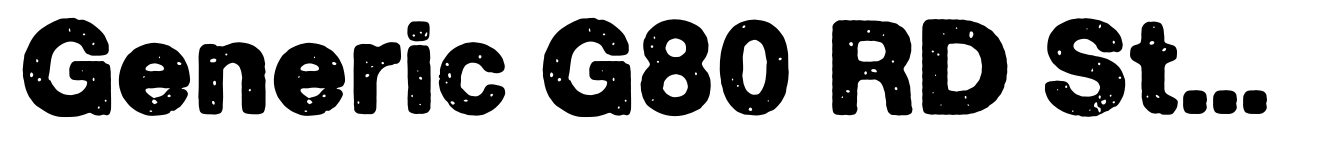 Generic G80 RD Standard DEMO